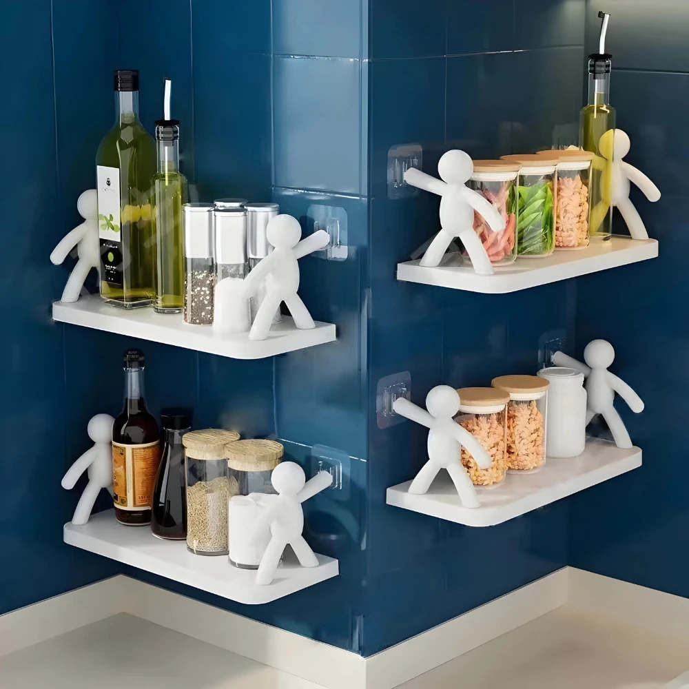 Suporte Resistente a Alta Temperatura Prateleira, Hotel Organizer, Cozinha Banheiro - Imagem 2