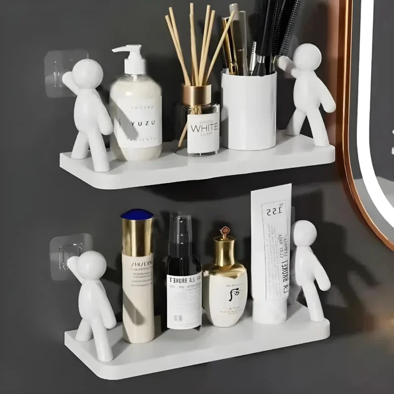 Suporte Resistente a Alta Temperatura Prateleira, Hotel Organizer, Cozinha Banheiro