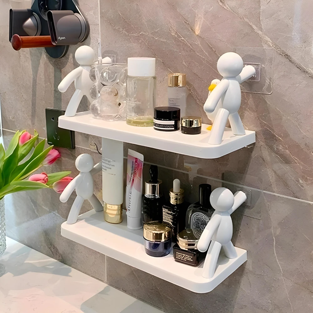 Suporte Resistente a Alta Temperatura Prateleira, Hotel Organizer, Cozinha Banheiro - Imagem 3