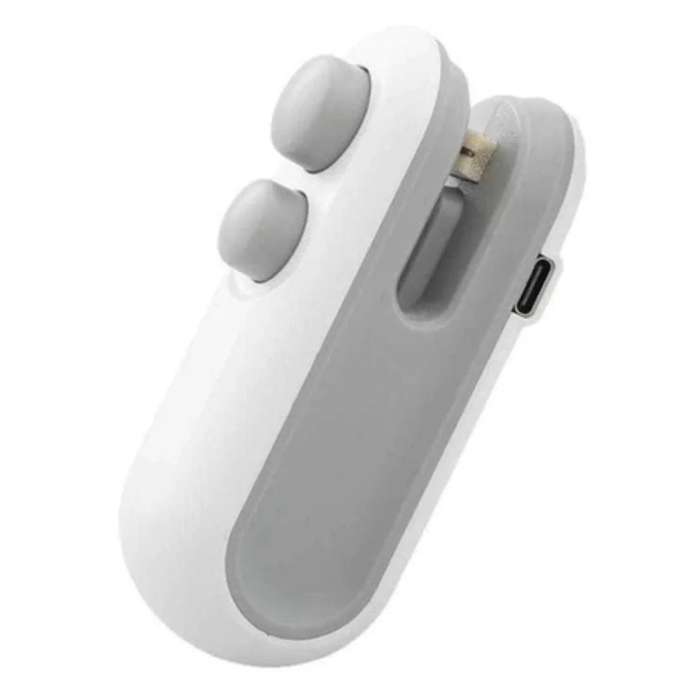 Mini Selador De Embalagem e Sacos ; Seladora a Vacuo Recarregavel USB ; Cortador de Embalagem
