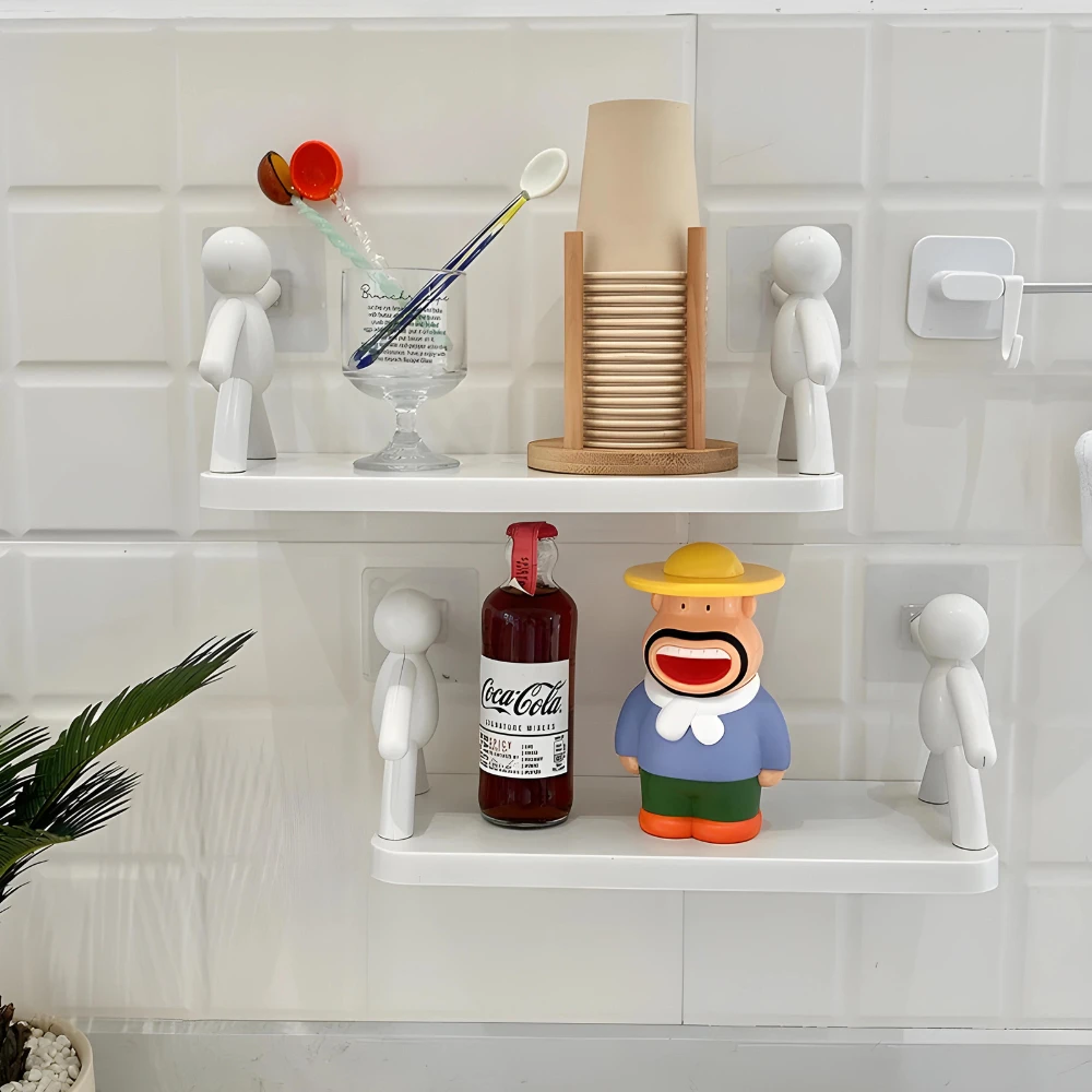 Suporte Resistente a Alta Temperatura Prateleira, Hotel Organizer, Cozinha Banheiro - Imagem 4